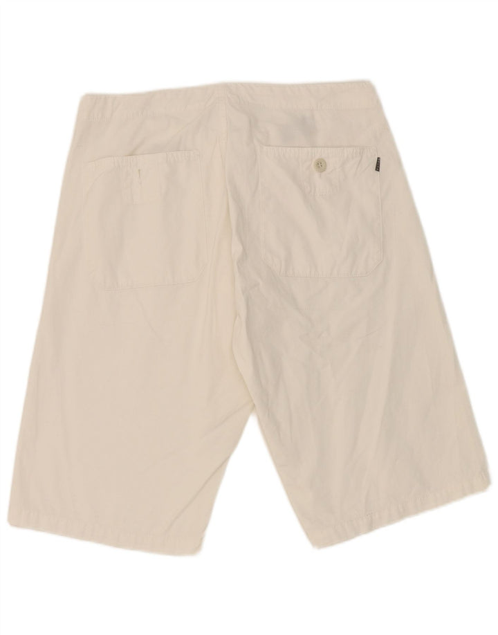 Pantaloni scurți chino pentru bărbați Belfe W30, bumbac alb mediu
