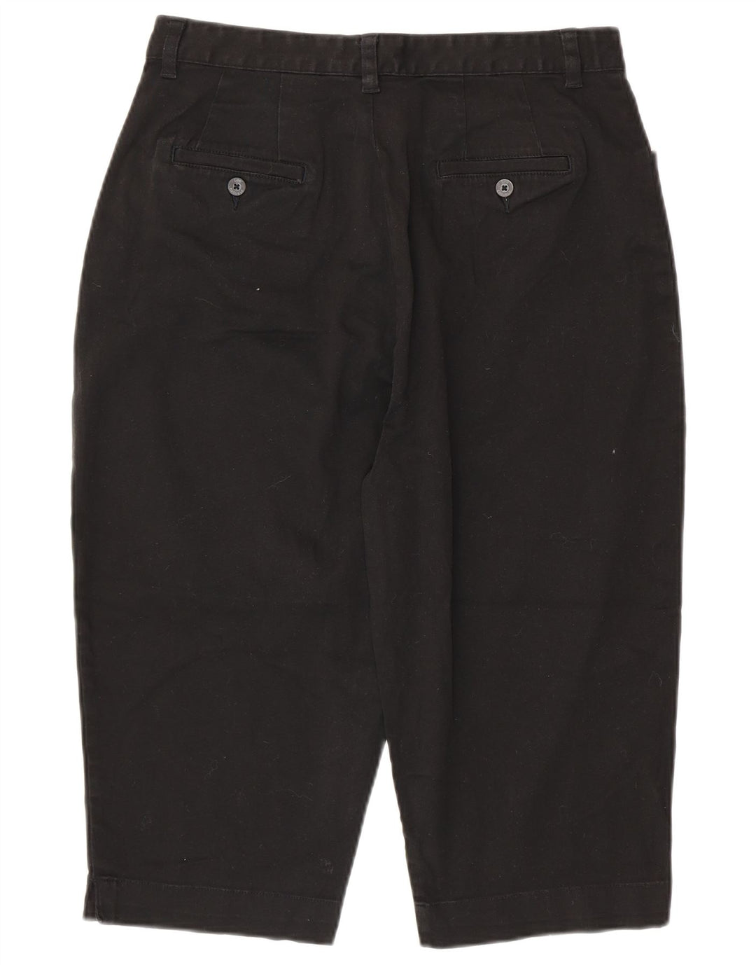 Pantaloni Capri LEE Kakis cu talie înaltă pentru femei US 16 2XL W32 L18 bumbac negru