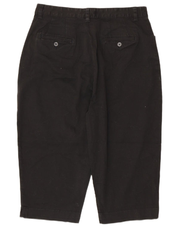 Pantaloni Capri LEE Kakis cu talie înaltă pentru femei US 16 2XL W32 L18 bumbac negru