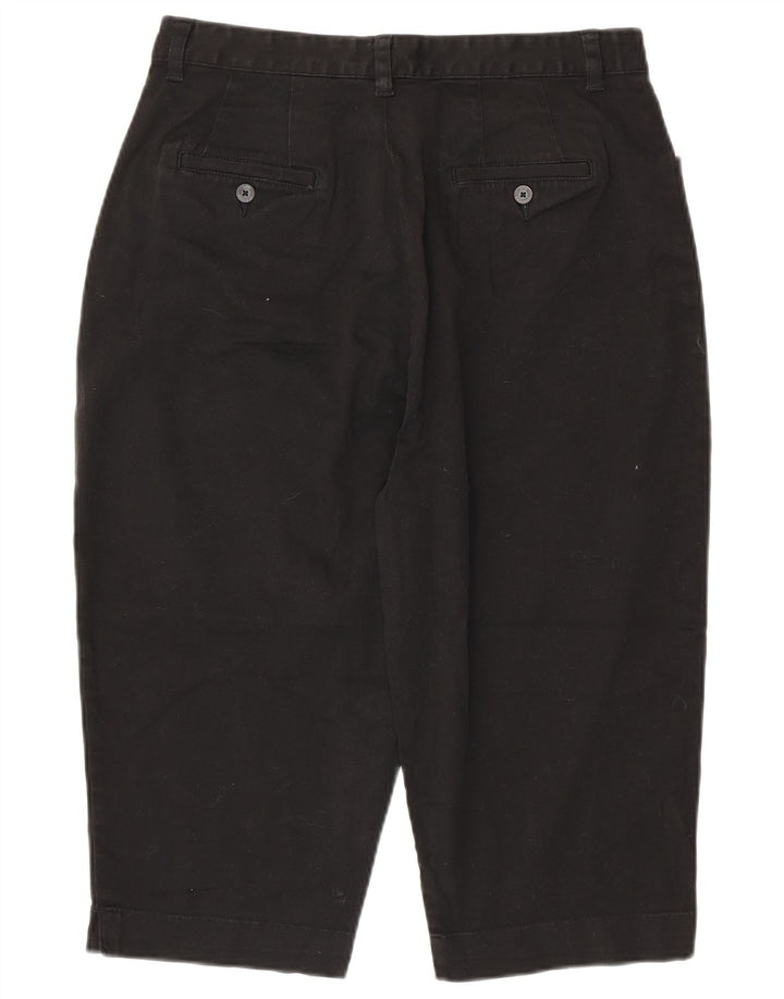 Pantaloni Capri LEE Kakis cu talie înaltă pentru femei US 16 2XL W32 L18 bumbac negru