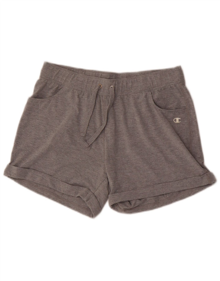 Pantaloni scurți sport Champion pentru femei UK 12, bumbac gri mediu