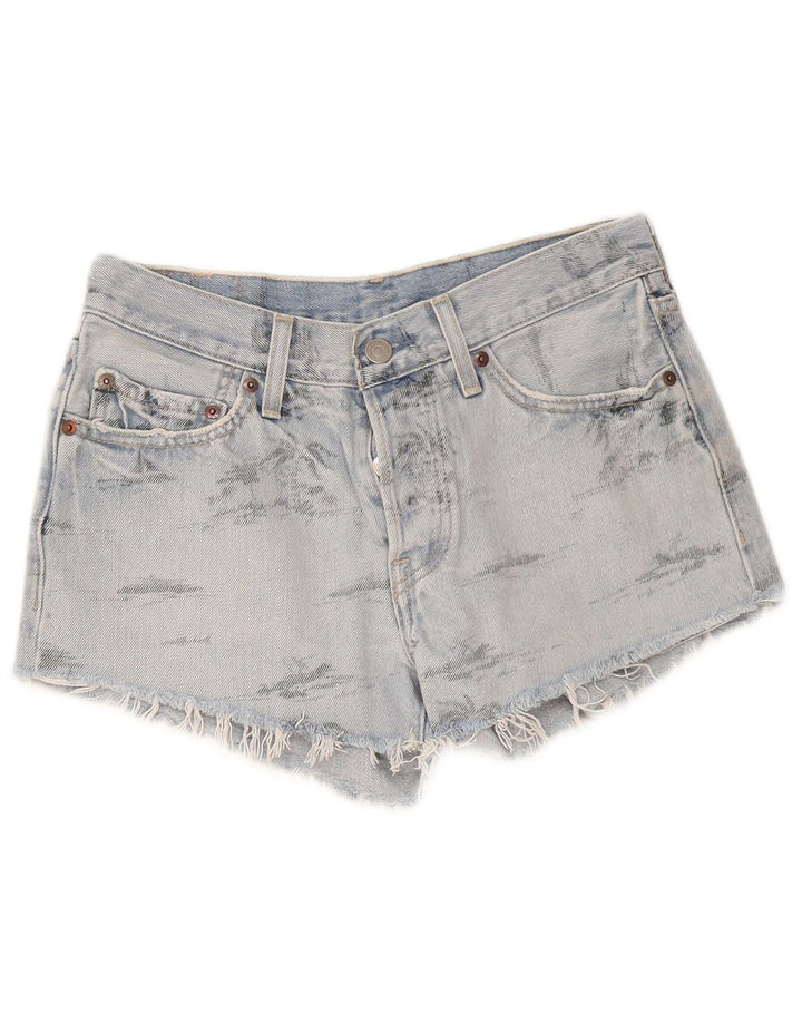Pantaloni scurți Levi's 501 Denim W26 Small Blue Bumbac