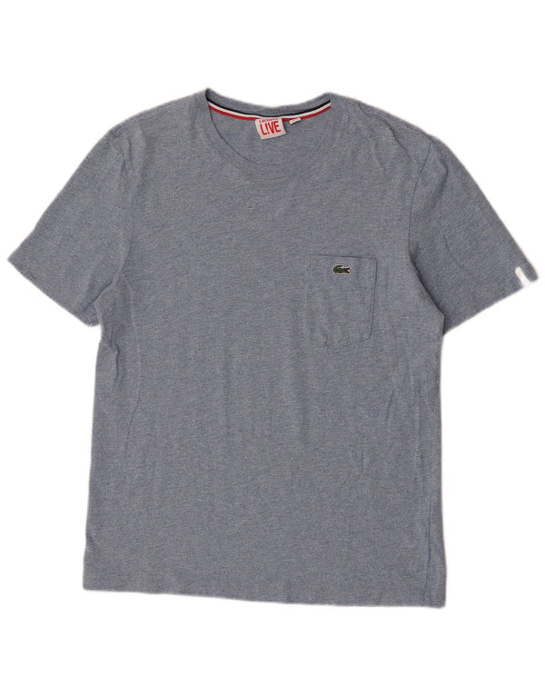 Tricou Lacoste Bărbați Top Marimea 3 Mic Albastru