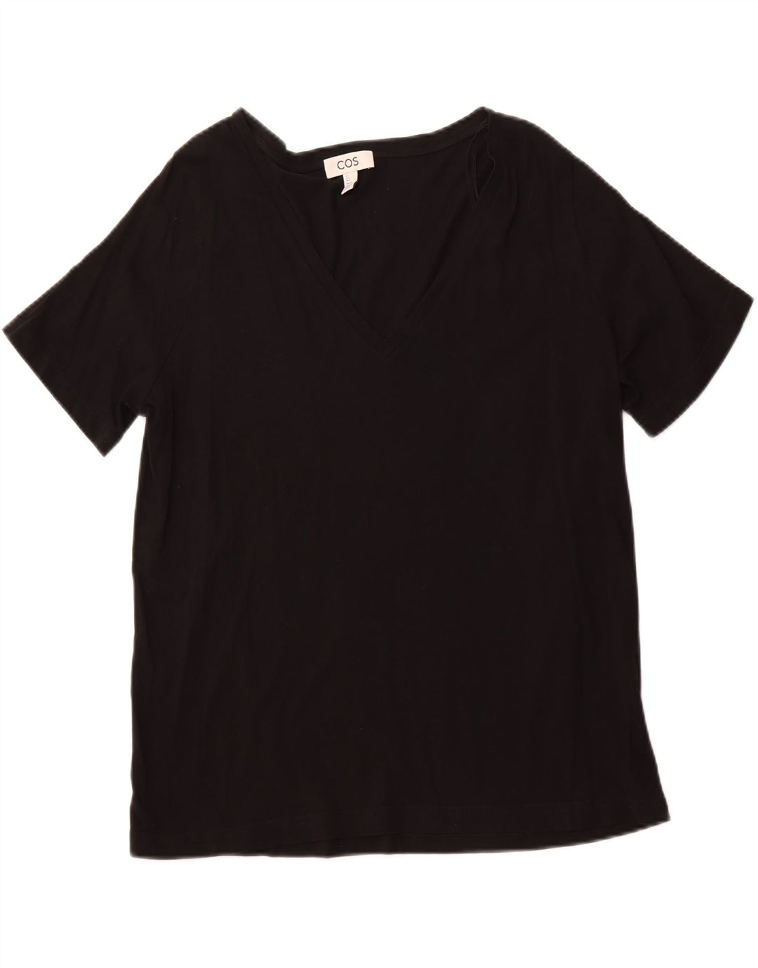 COS Tricou pentru damă Top UK 16 Large Black Bumbac