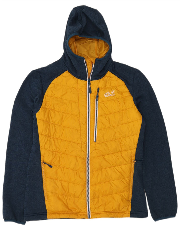 Jack Wolfskin Bomber Jacket pentru bărbați UK 36/38 Poliester galben mediu