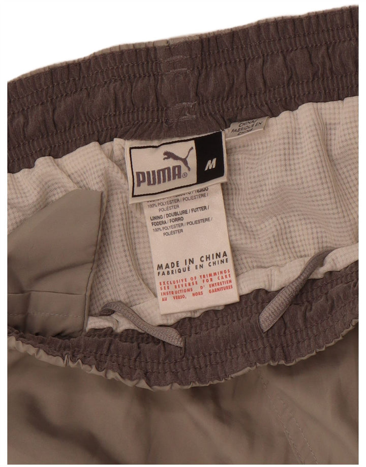 Pantaloni scurți sport Puma pentru bărbați, poliester mediu gri