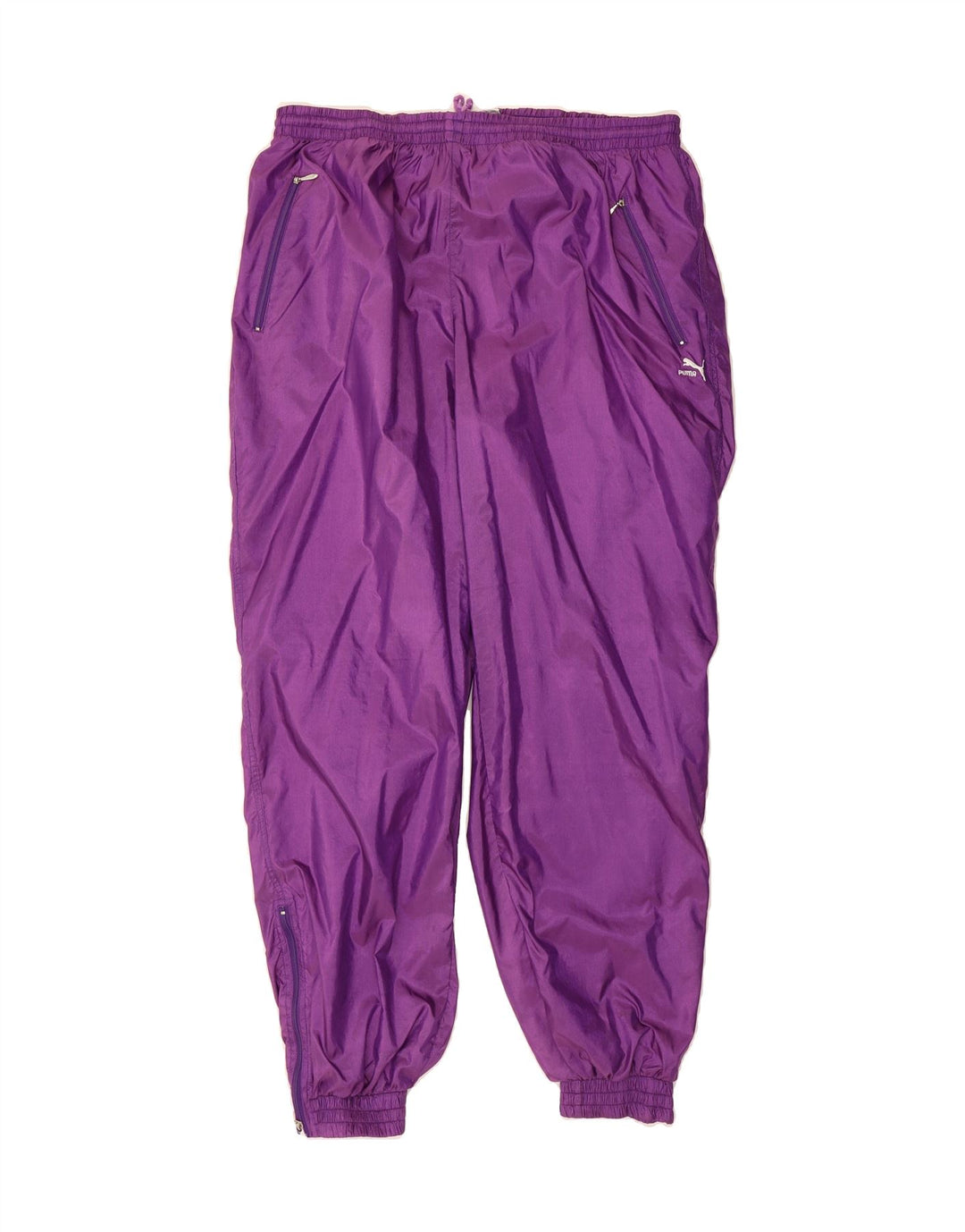 PUMA Womens Tracksuit Trousers Joggers US 10 Large  Purple Polyamide Vintage Puma and Second-Hand Puma from Messina Hembry 