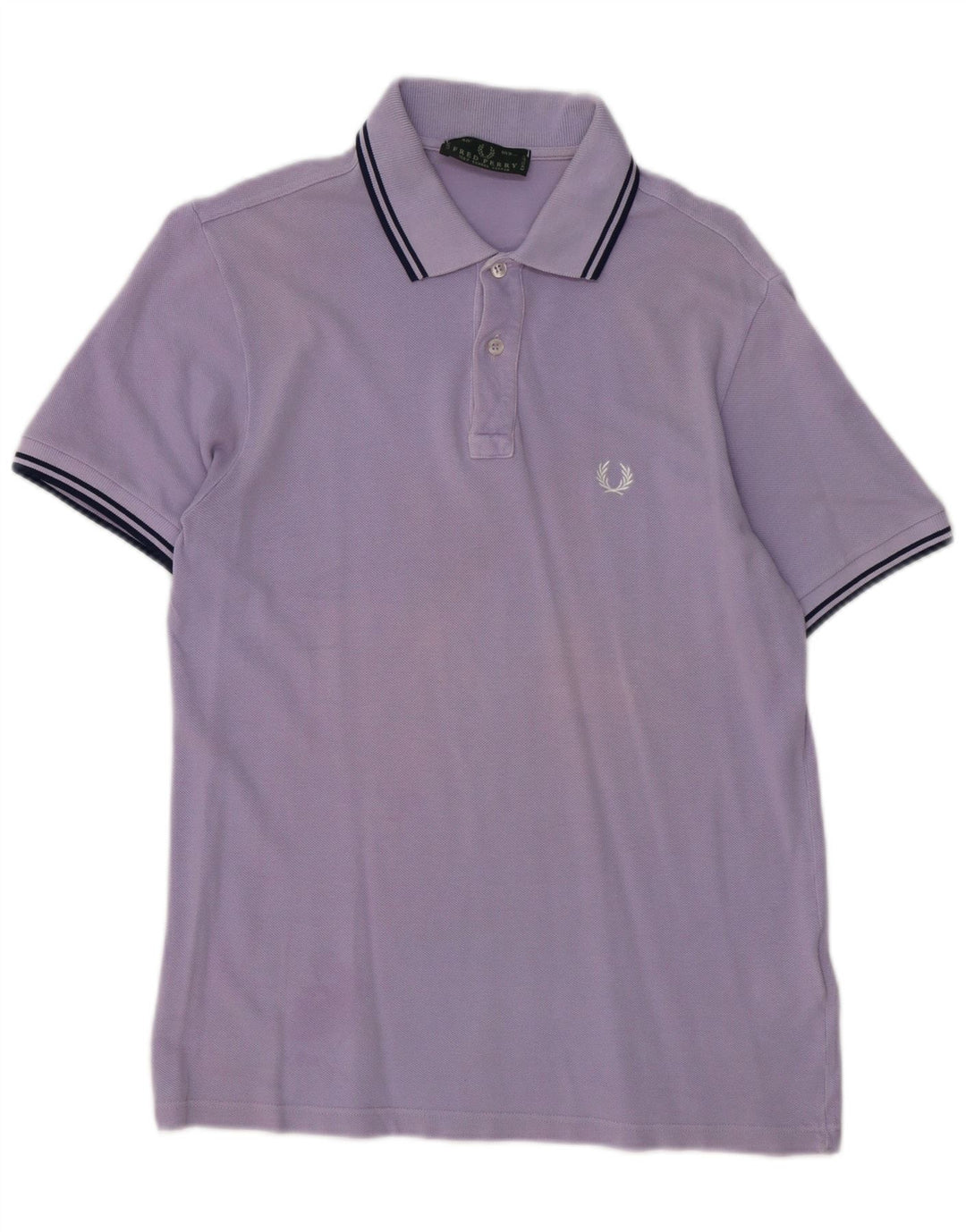 Cămașă polo FRED PERRY pentru bărbați, bumbac violet mic