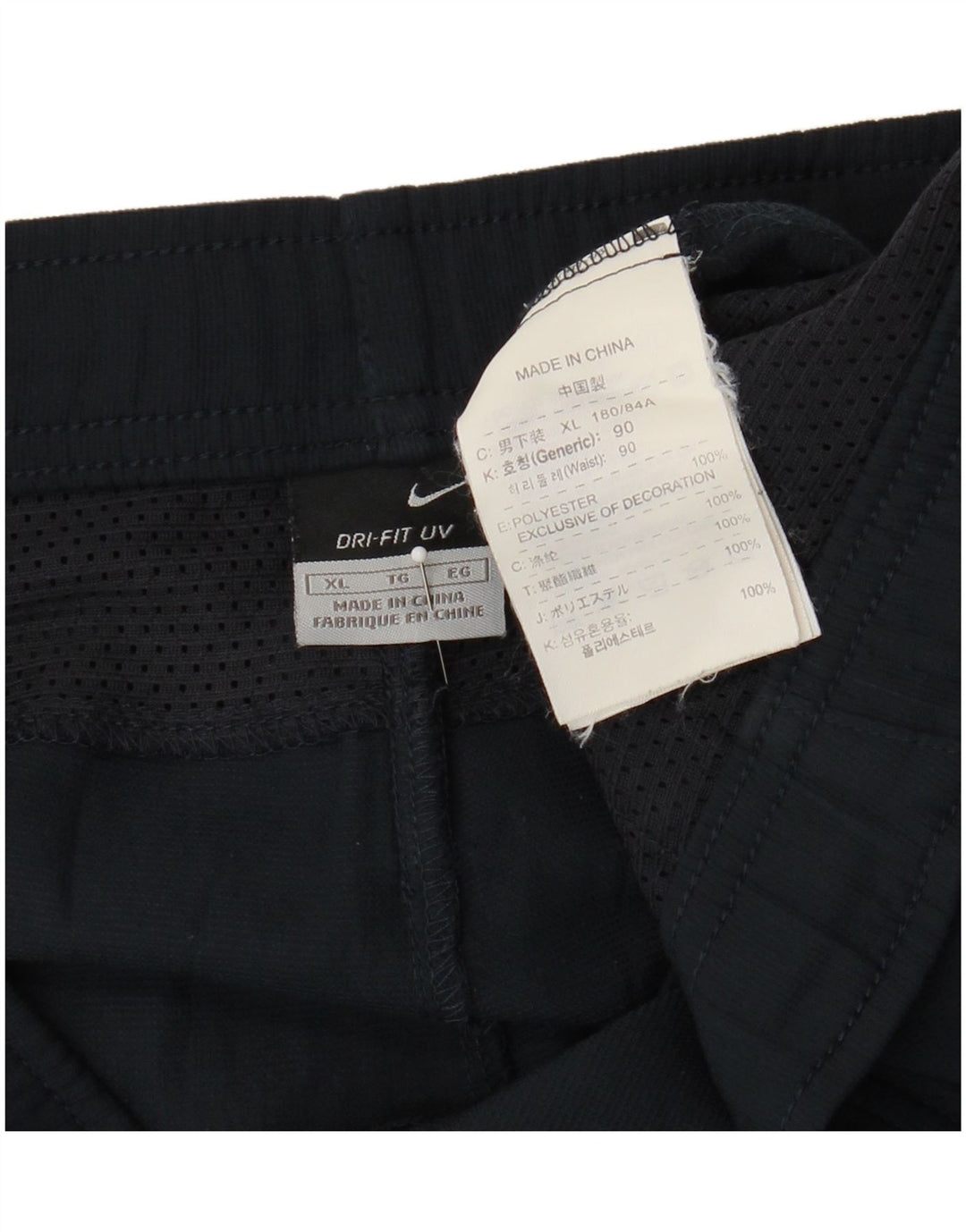 Pantaloni scurți chino pentru bărbați Nike Dri Fit XL W38 poliester bleumarin
