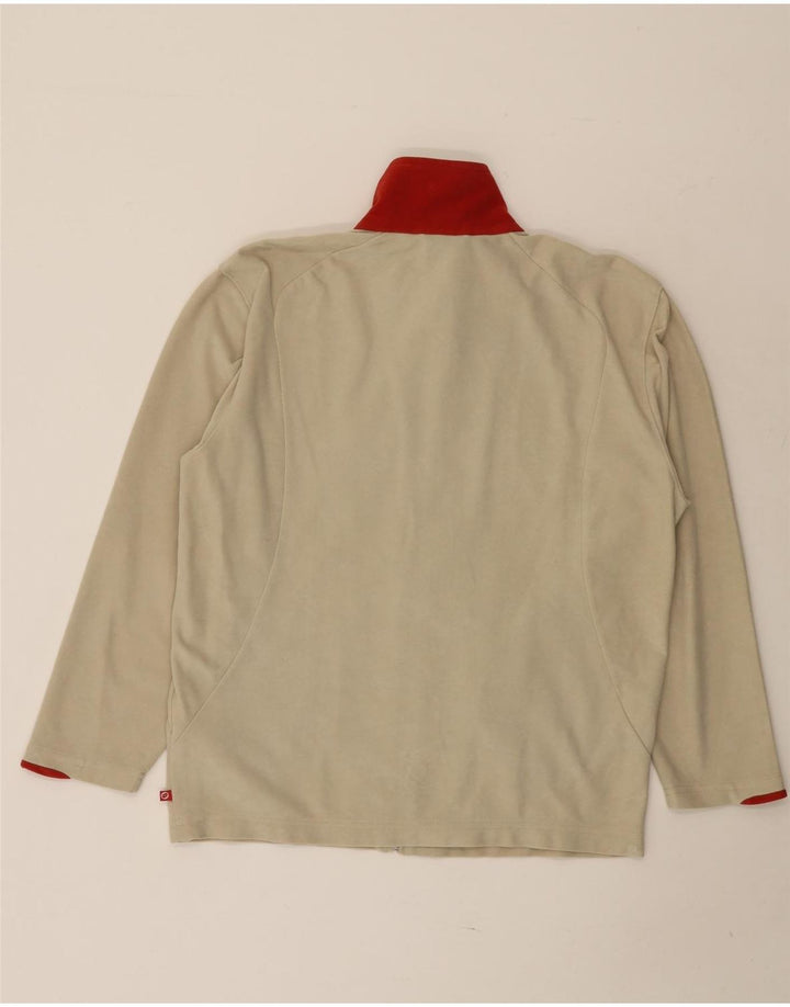 LOTTO Jachetă de trening supradimensionată pentru femei UK 10 Small Beige Colorblock