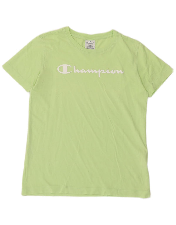 Tricou grafic Champion pentru femei Top UK 10 Small Green Bumbac