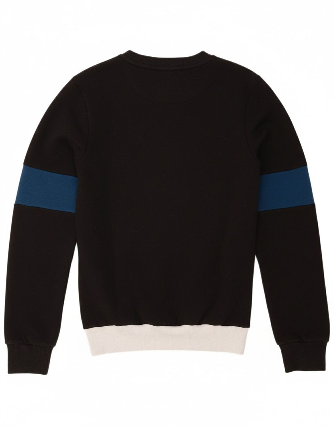 MCKENZIE Mens Sweatshirt Jumper XS Black Colourblock Polyester