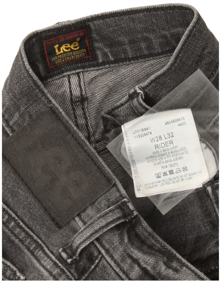 Blugi Lee Rider Straight pentru bărbați W28 L28 bumbac gri