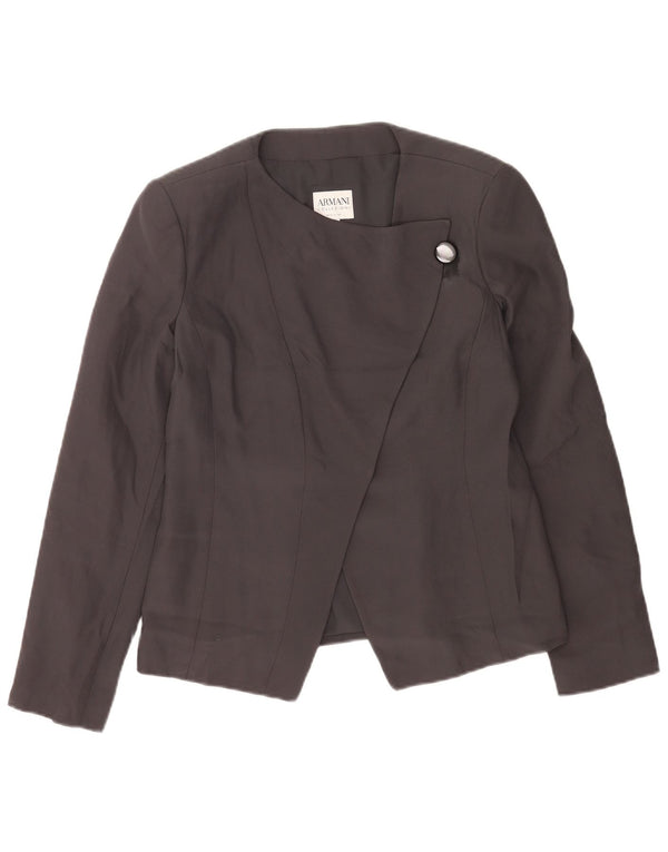 Jachetă Blazer pentru femei Armani Collezioni IT 42 Medium Negru Acetat