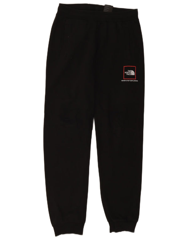 The North Face băieți pantaloni de trening pantaloni de jogging 15-16 ani 2XL bumbac negru