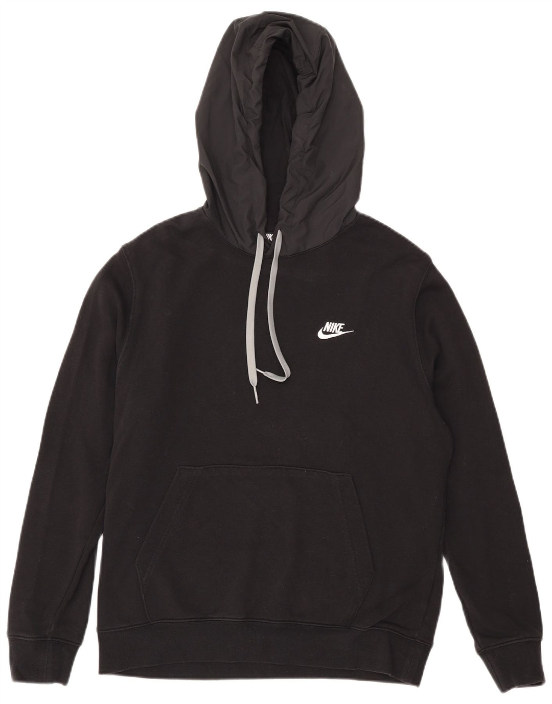 Pulover Nike Grafic pentru bărbați, bumbac mediu negru