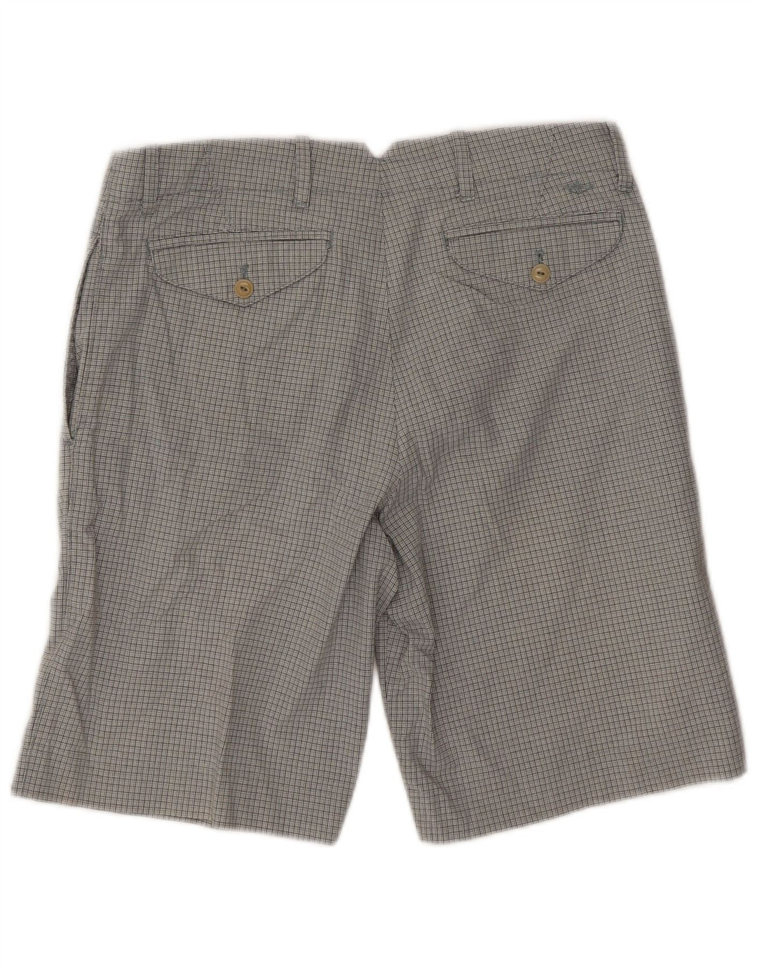 Pantaloni scurți chino Dockers pentru bărbați W32, bumbac cu picior de găină, gri mediu