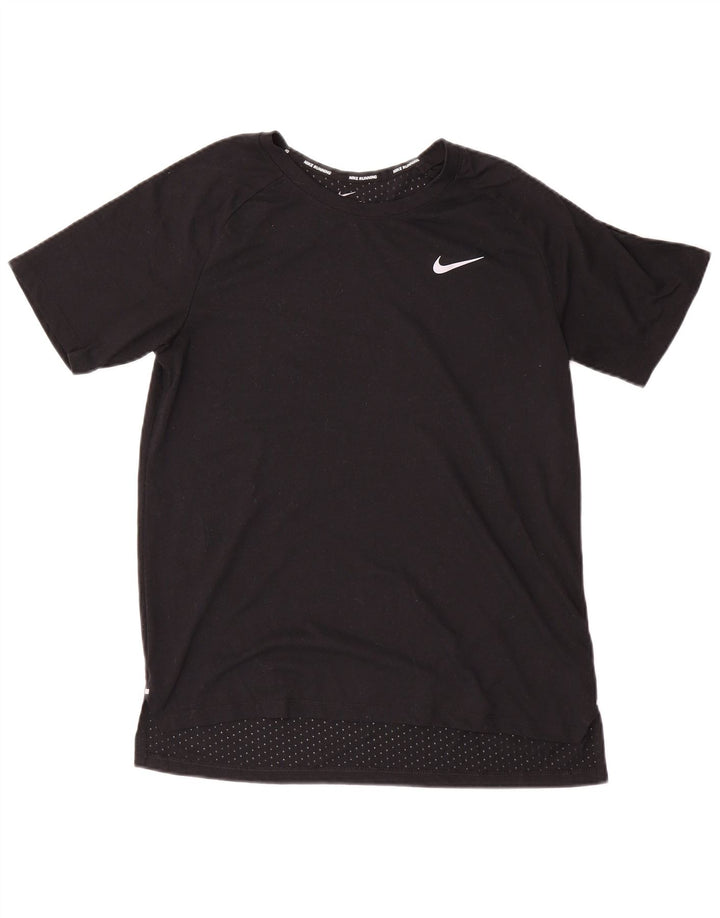 Tricou Nike Dri Fit pentru bărbați Top Mediu Negru Poliester