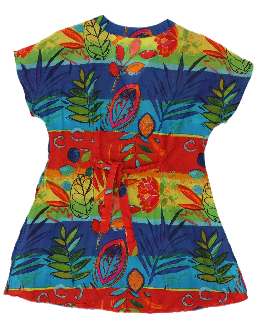 PHOOL Rochie A-Line pentru femei UK 10 Bumbac Floral Multicolor Mic