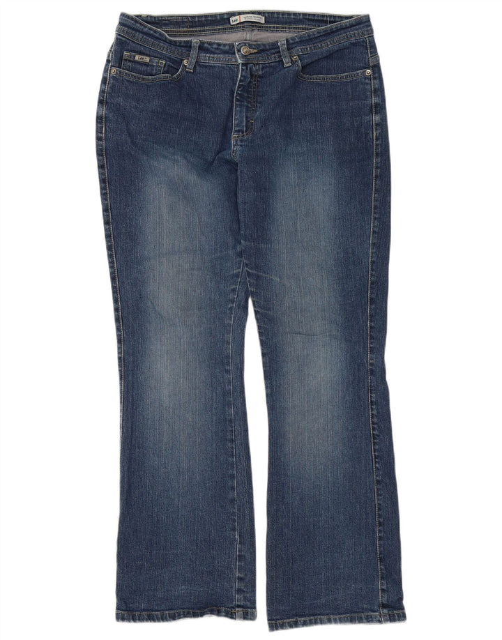Blugi Lee pentru femei cu talie mijlocie, cu talie medie, US 12, mari W32 L31, bumbac albastru