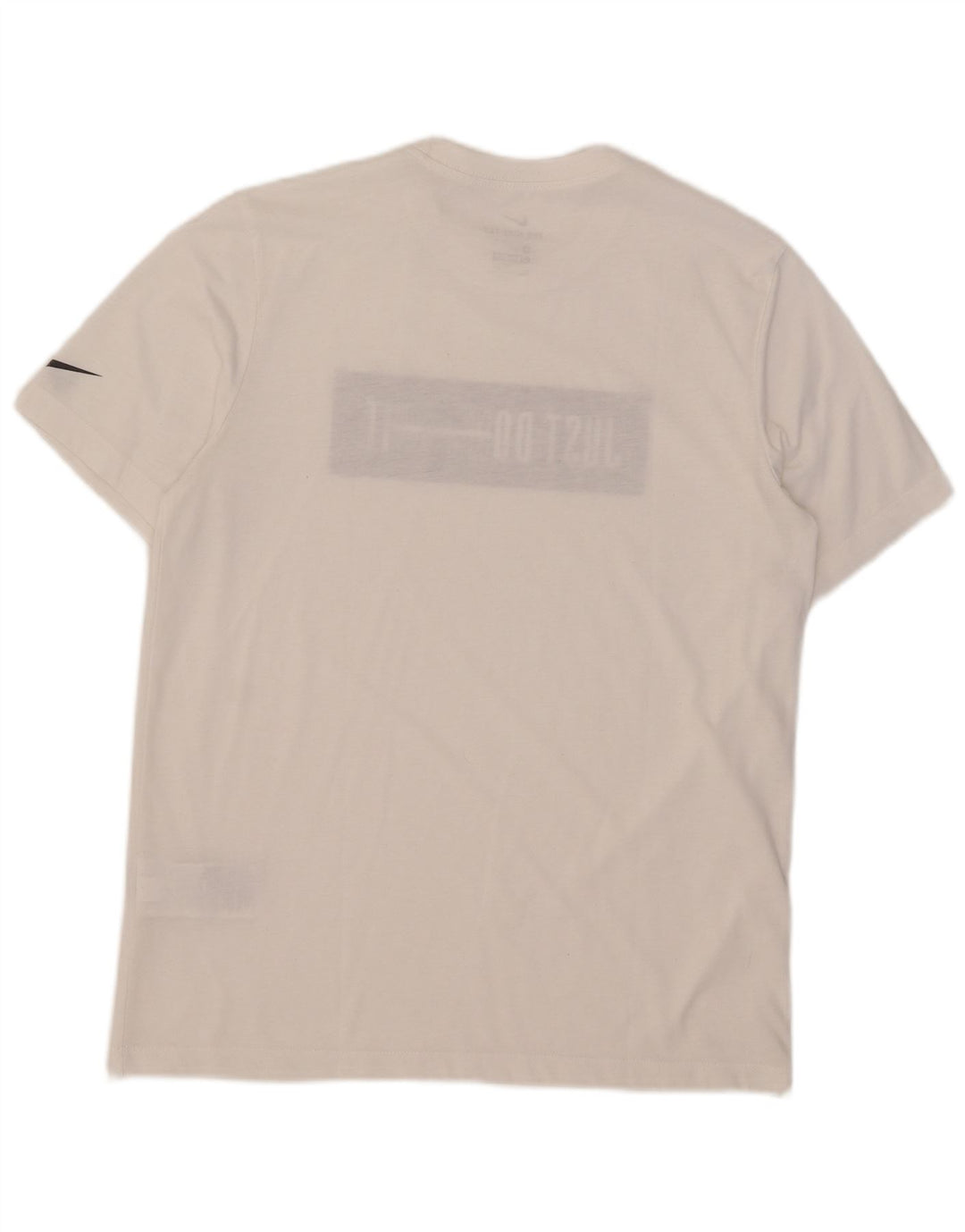 Tricou grafic Nike Dri Fit pentru bărbați Top din bumbac alb mediu