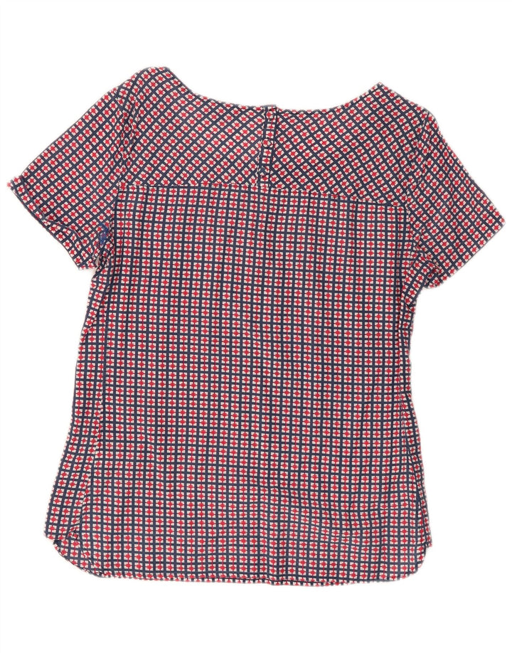 Bluză pentru femei Tommy Hilfiger Top US 6 Medium Bleumarin Geometric Bumbac