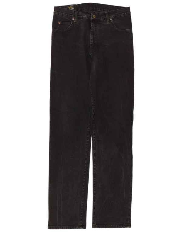 Blugi Lee Brooklyn drepte pentru femei W34 L36 bumbac negru