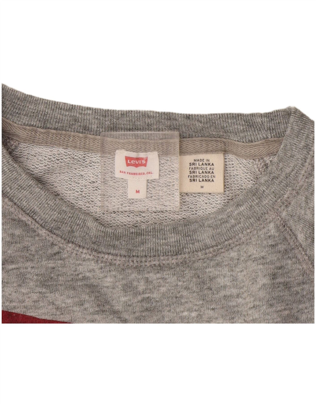 Pulover cu grafic pentru femei Levi's UK 14 Medium Gri Pete