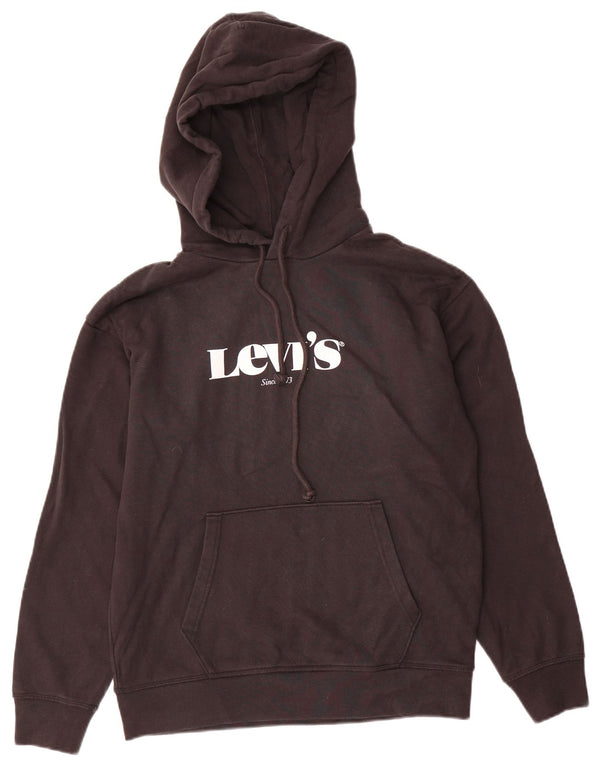 Pulover Levi's pentru bărbați cu glugă grafic XS, bumbac negru
