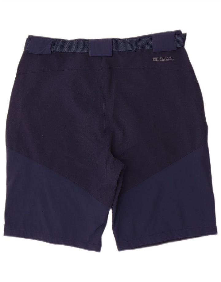 Pantaloni scurți cargo pentru bărbați Mountain Warehouse W34 poliester mari bleumarin