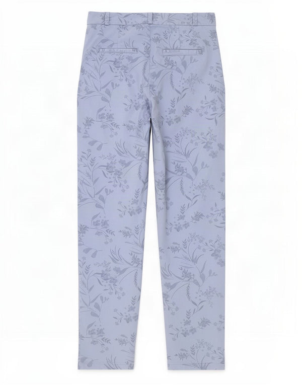 Pantaloni chino pentru femei Marks & Spencer UK 8 Small W27 L29 Blue Floral