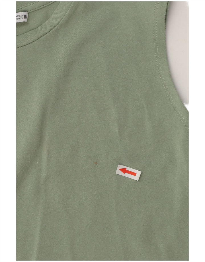 Top cu vestă pentru femei Zara UK 12 Medium Green