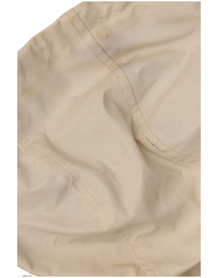 Topshop Jachetă de ploaie supradimensionată pentru femei UK 10 Small Off White