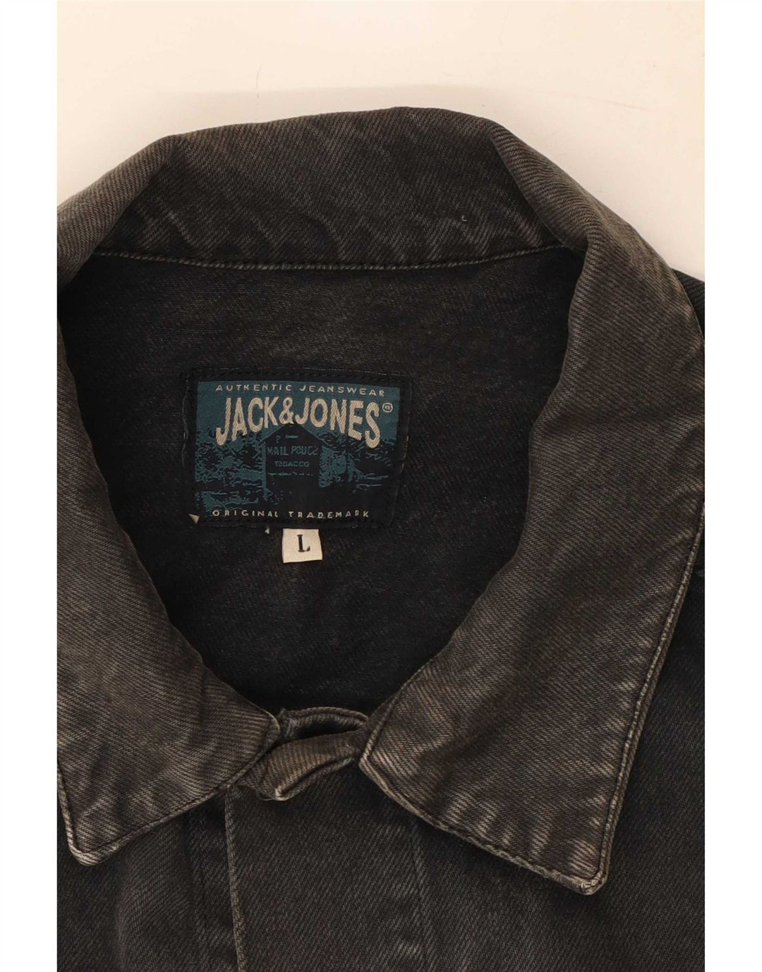 Jack & Jones Jachetă de blugi pentru bărbați UK 40 Large Black