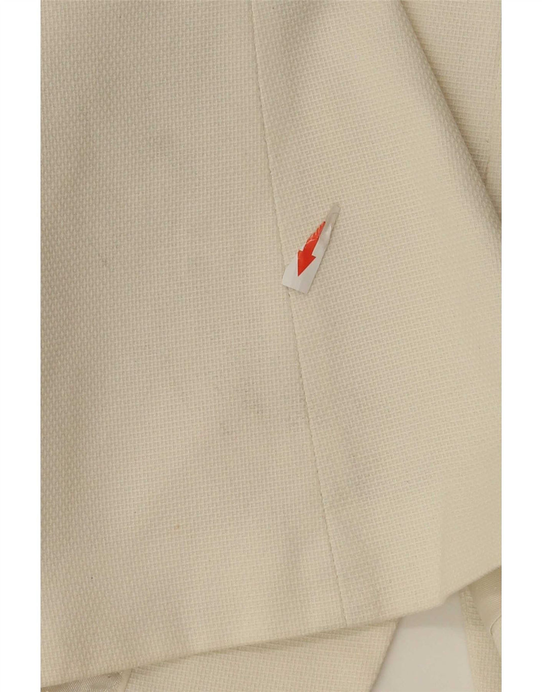 Massimo Dutti Jachetă Blazer Femei 1 Buton EU 40 Bumbac alb mediu mediu