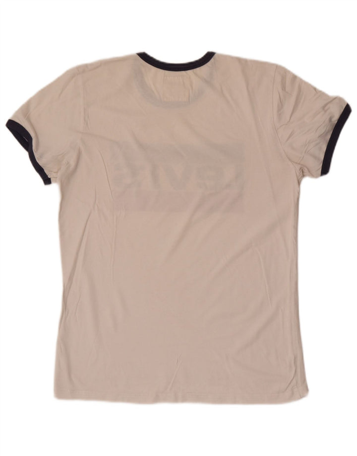 Tricou grafic Levi's pentru baieti Top 15-16 ani alb