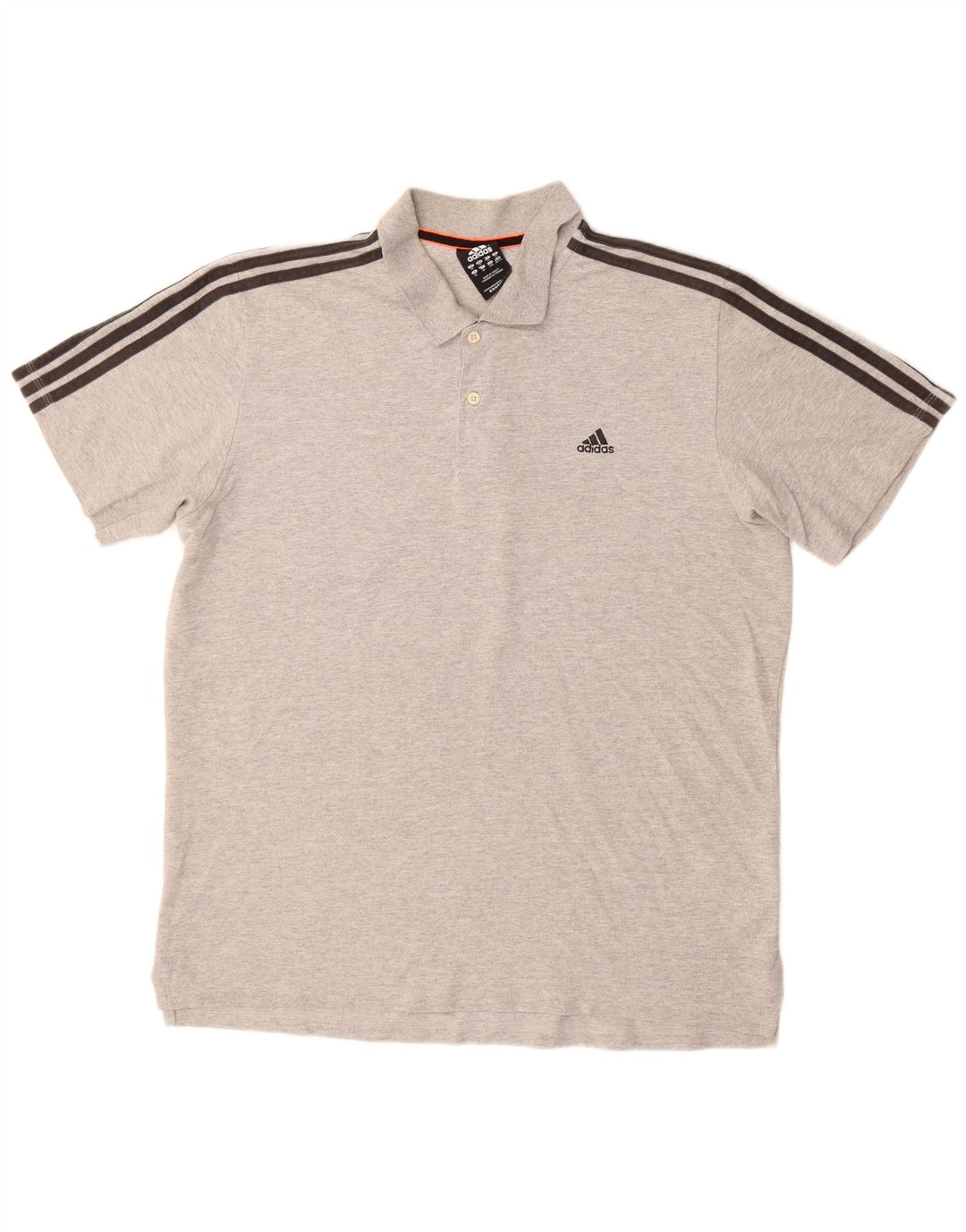 ADIDAS Mens Climalite Polo Shirt XL Grey Cotton