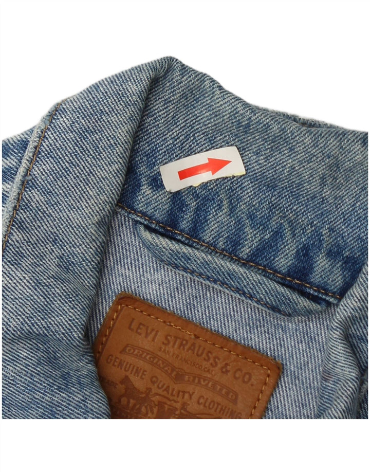 Jachetă de blugi pentru bărbați Levi's UK 34 XS Bumbac albastru