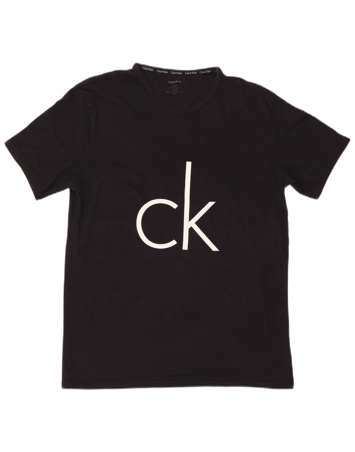 Tricou grafic Calvin Klein pentru bărbați Top mare negru