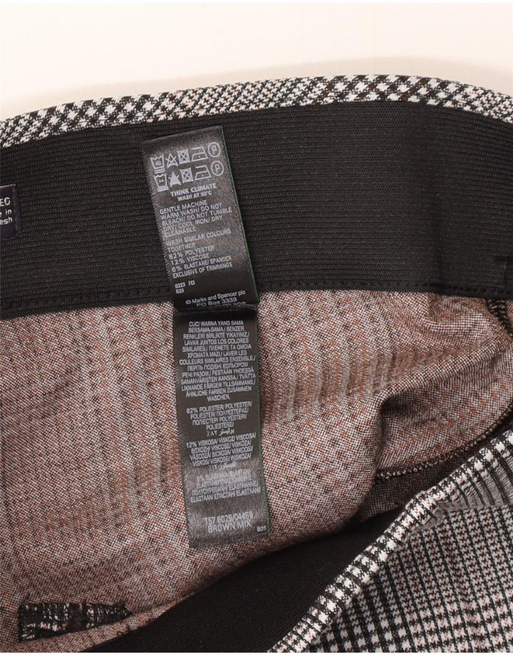 Leggings pentru femei Marks & Spencer UK 10 Poliester cu picioare de găină gri mici