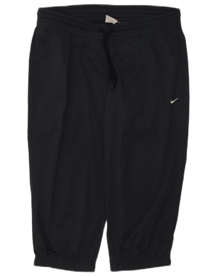 Blugi drepti pentru femei Nike UK 14 Medium Gri Poliester