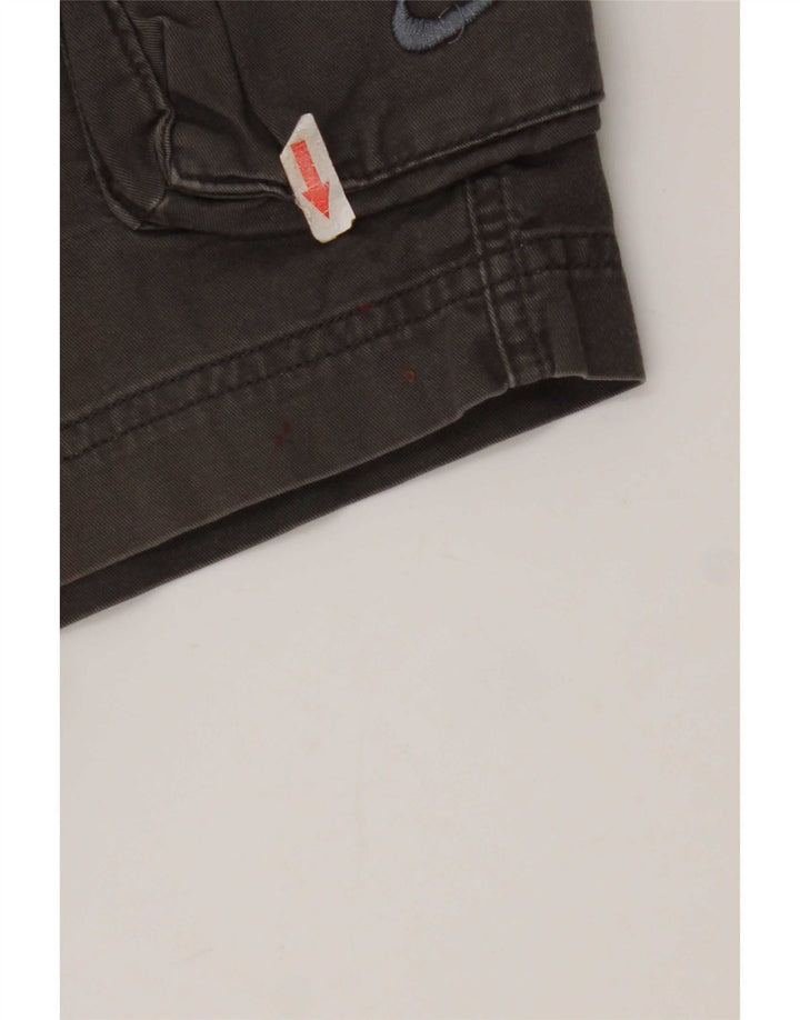 Pantaloni scurți cargo Nike pentru bărbați W34, bumbac, gri mare