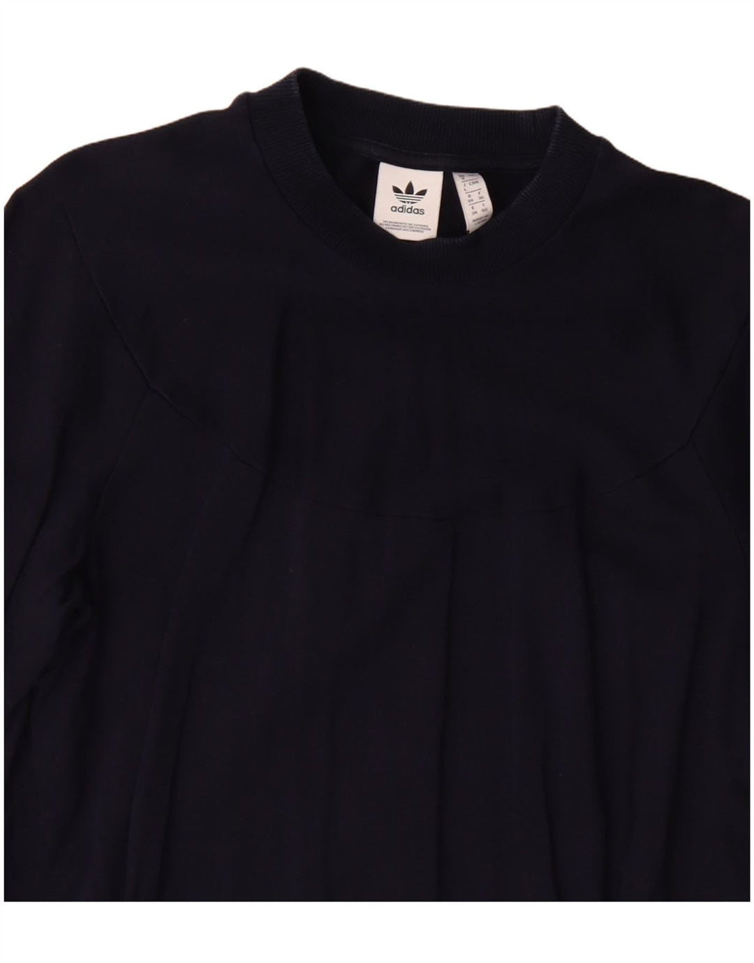 Pulover adidas pentru femei UK 8 mic bumbac bleumarin