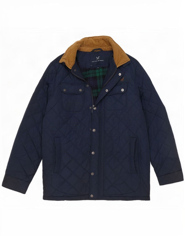 Crew Clothing Jachetă matlasată pentru bărbați UK 36 Poliester bleumarin mic