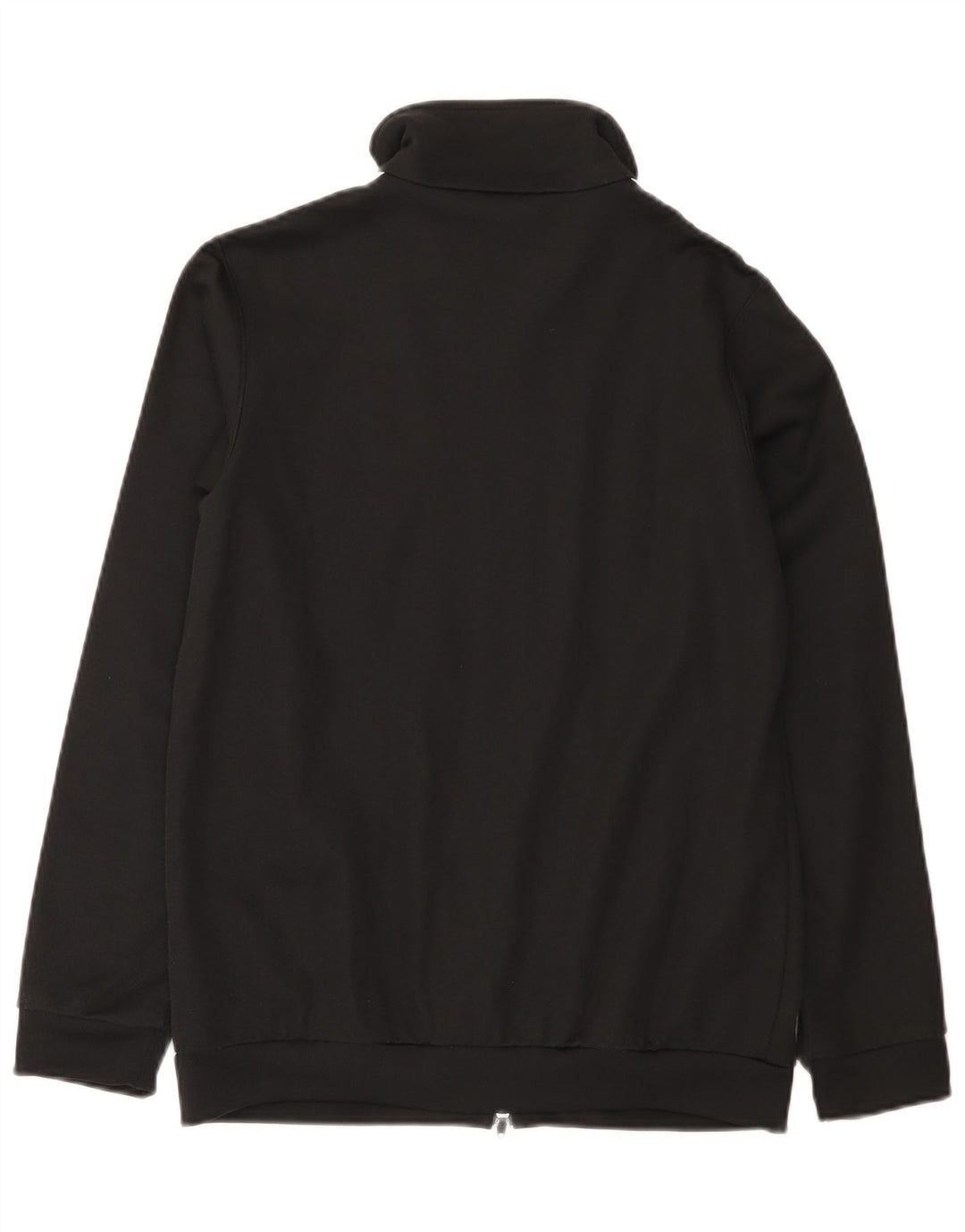 Jachetă de top pentru trening Adidas pentru femei UK 10, bumbac negru mic