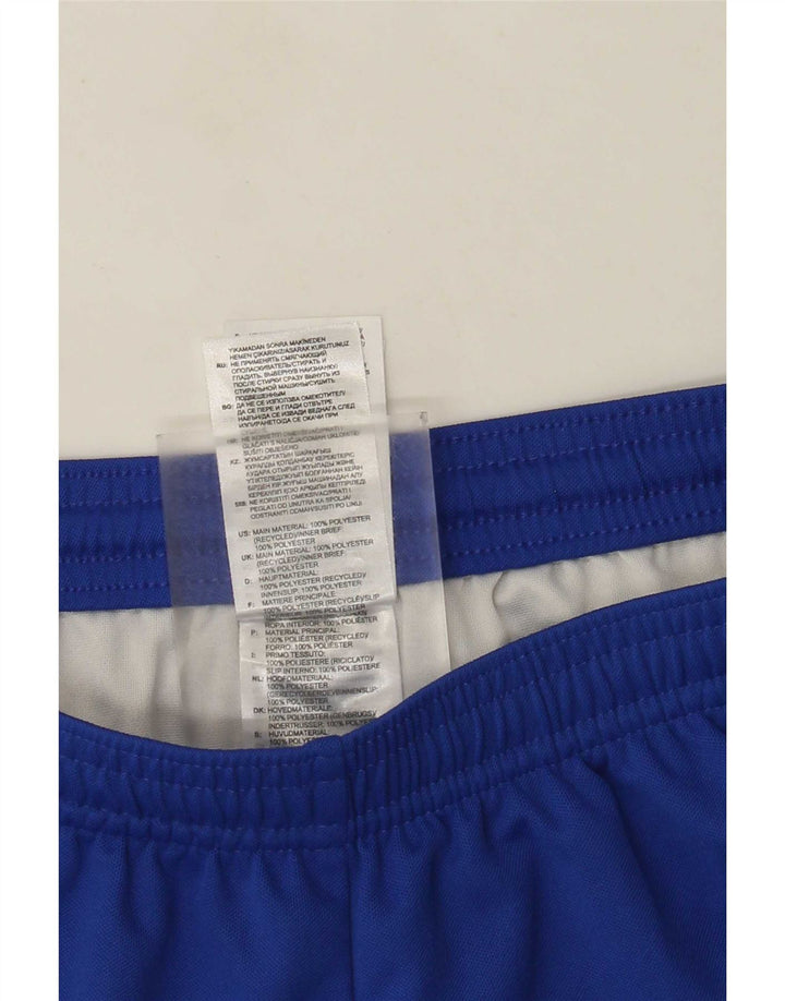 Pantaloni scurți sport Aeroready Adidas pentru bărbați, poliester albastru mediu
