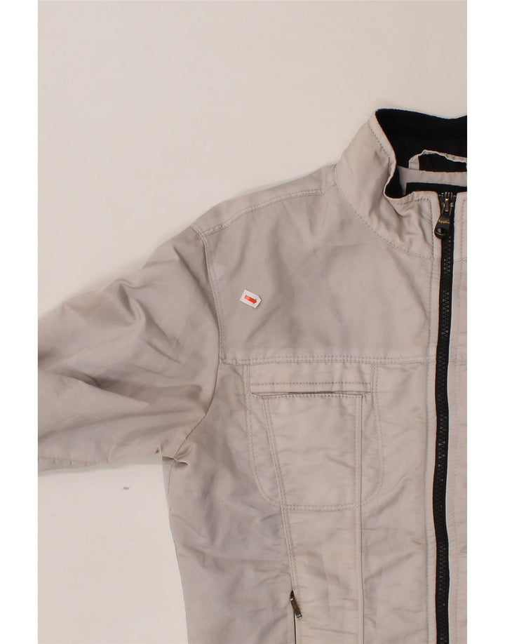 REFRIGIWEAR Womens Bomber Rain Jacket IT 44 Medium White Polyamide Vintage Refrigiwear and Second-Hand Refrigiwear from Messina Hembry 