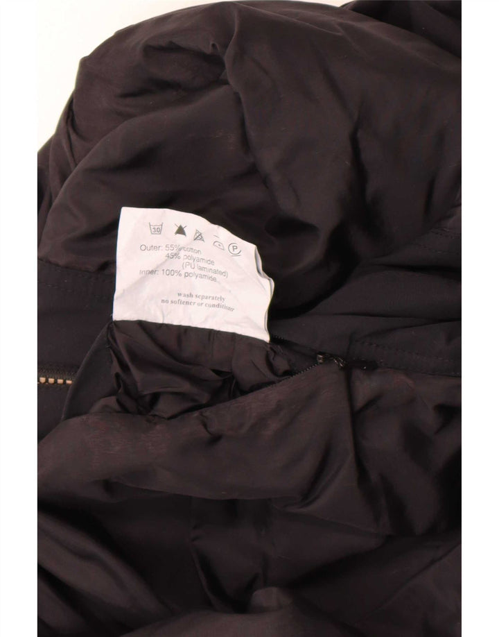 Jachetă de ploaie cu glugă Barbour pentru femei UK 14, mare, negru, bumbac