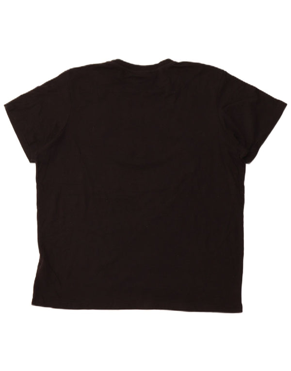 Tricou grafic ADIDAS pentru femei Top UK 18 XL bumbac negru