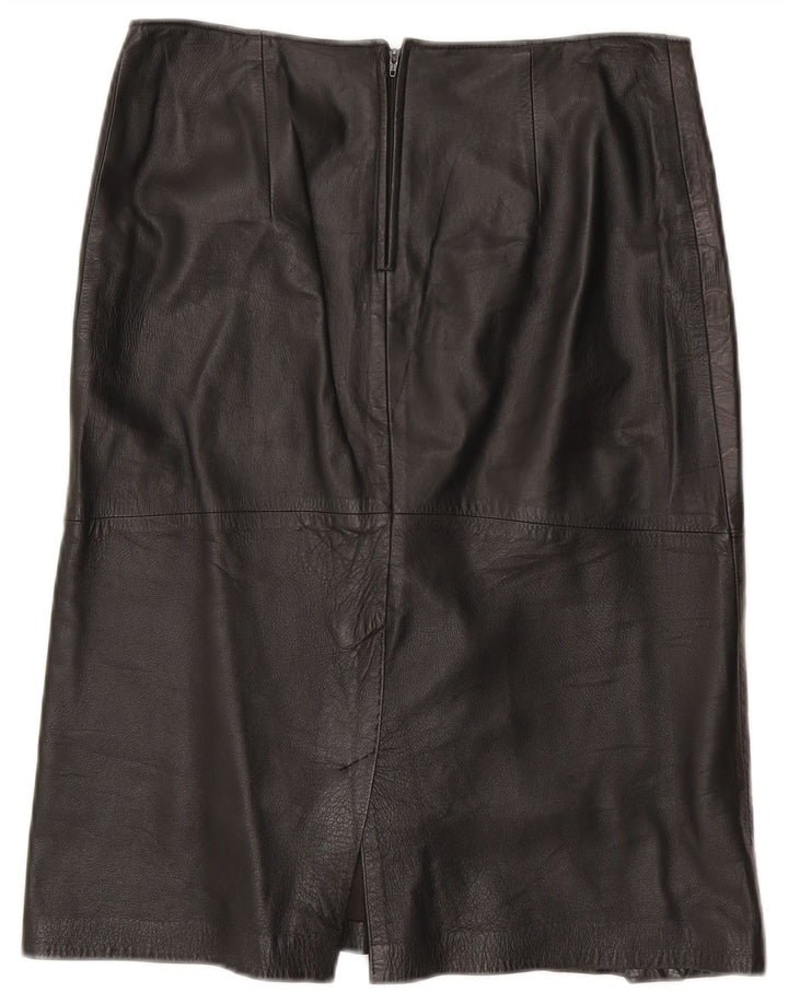 Fusta din piele vintage pentru femei W30 Medium Black